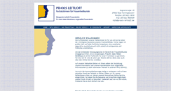 Desktop Screenshot of praxis-leitloff.de